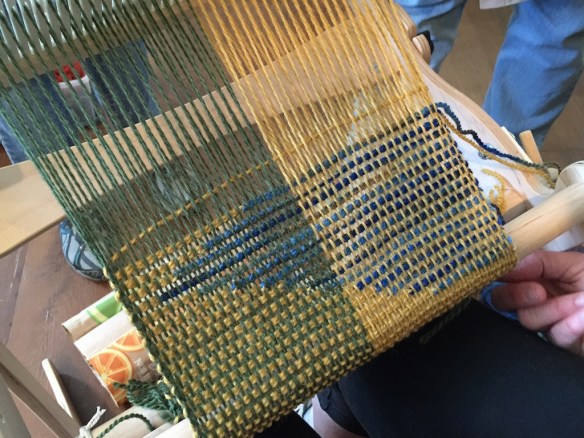 RH class, clasped weft